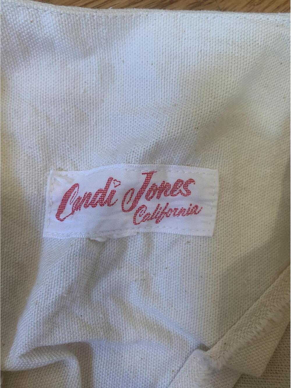 Vintage Andi Jones California Embroidered White Crop Jacket - Picture 3 of 9